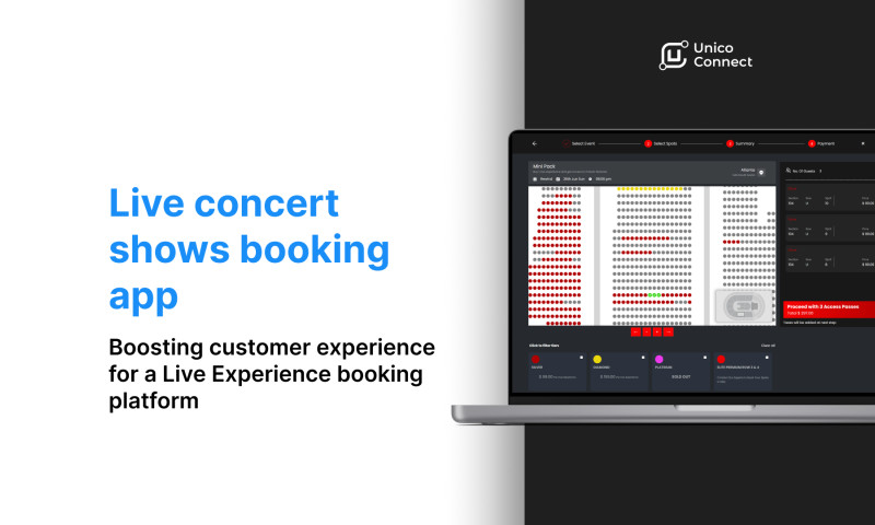 Unico Connect - Live concert shows booking app