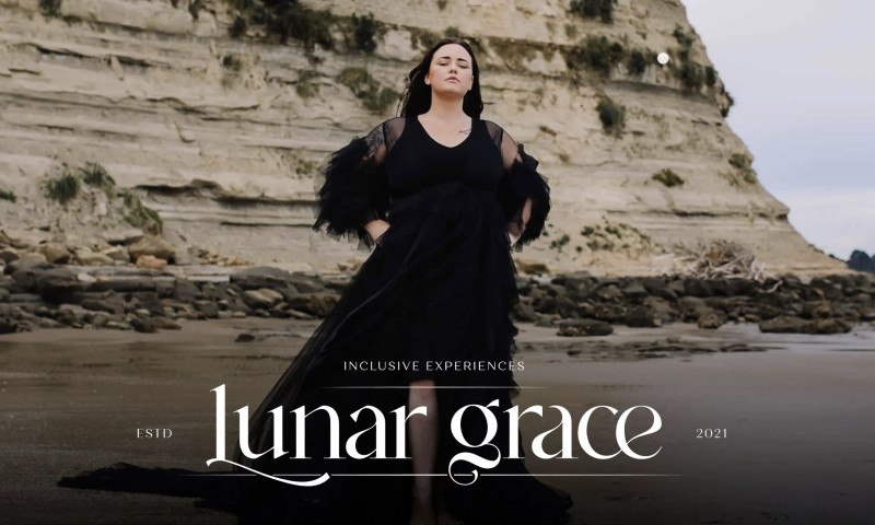 Adrienn White - Lunar Grace - Artisan Dress Rental Fashion Salon - Branding & Web Design