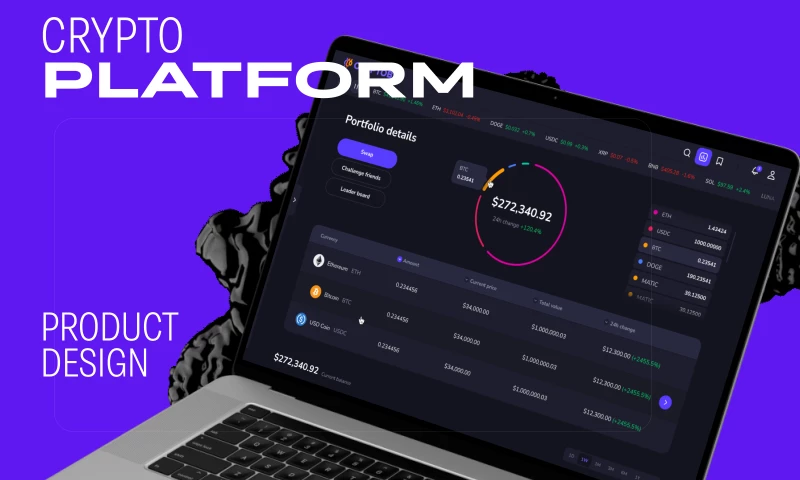 Qream - CryptoBiz - Crypto News Platform Design