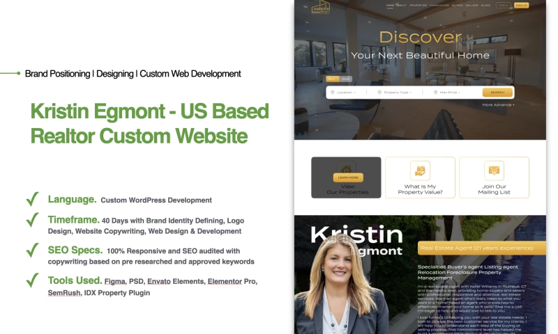 Adeptd - US Based Real Estate Firm Brand Positioning & Custom Website Development