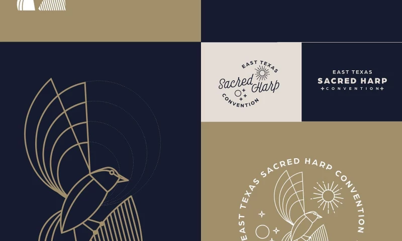 Bird + Harp logo design