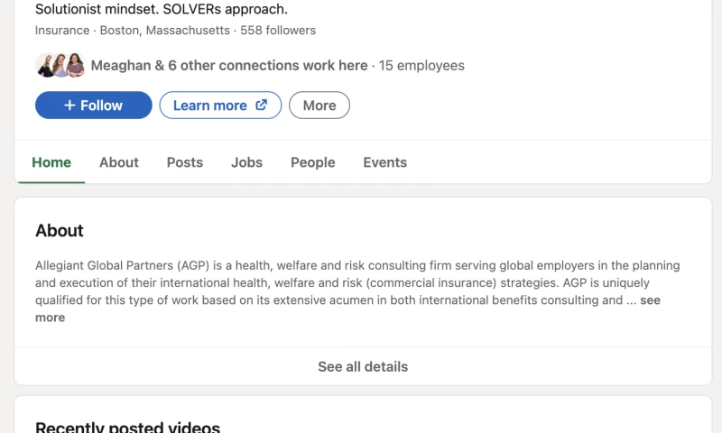Allegiant Global Partners - Social Media Marketing & Web Content Creation