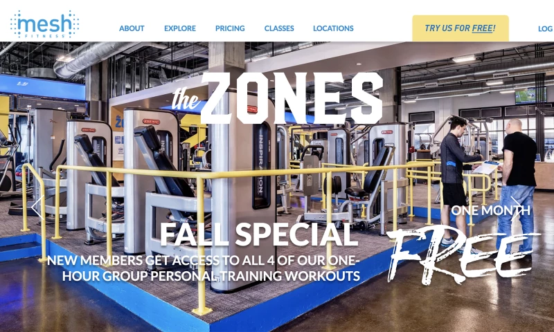 Makeshark - Makeshark Portfolio - Mesh Fitness