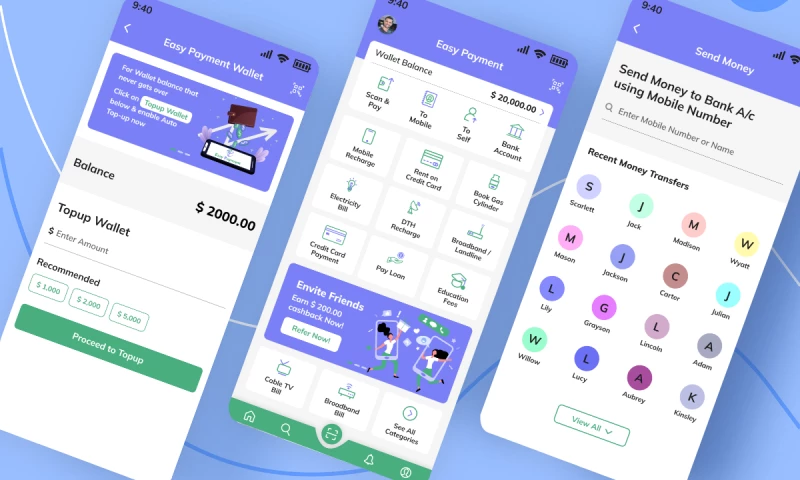 Inventcolabs Software - E-Wallet Application