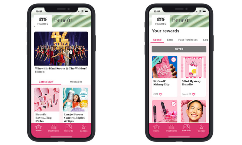 Mobikats - Benefit Cosmetics loyalty app with the Movement agency