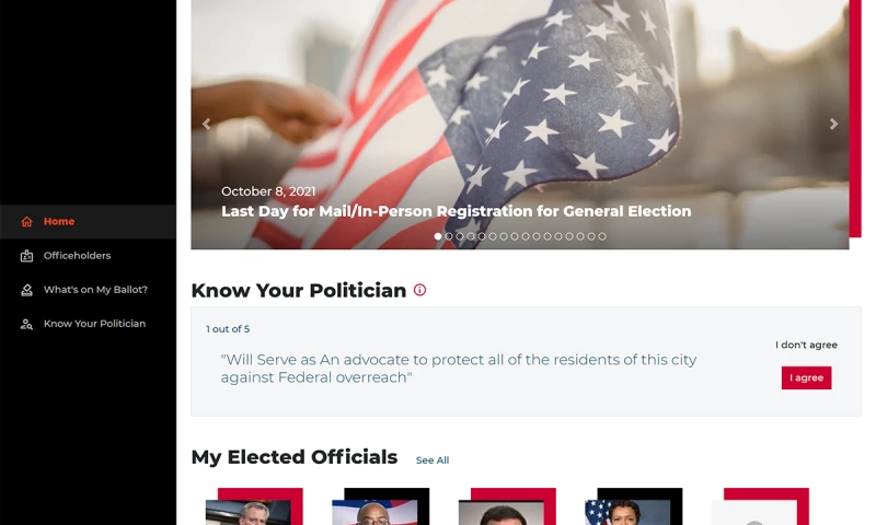 Mandaliya Software - KNOW YOUR POLITICIAN APP