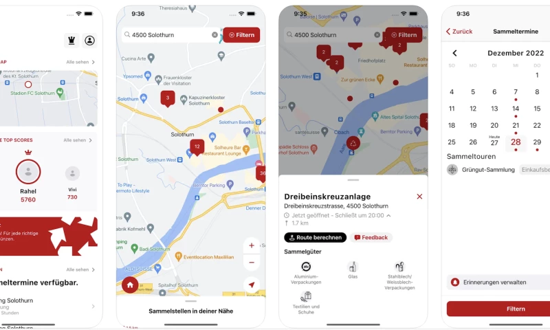 iAgentur AG - IGORA Recycling Map