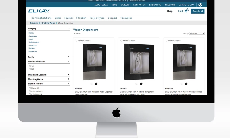 Elkay Adobe Commerce Website
