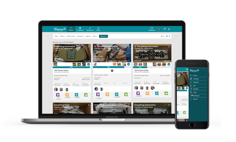 Digital transformation solutions for the leading packaging company, Sealed Air Corporation