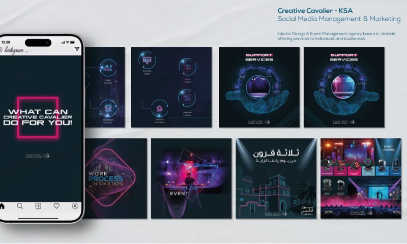 Creative Cavalier Events - Social Media Management & Marketing