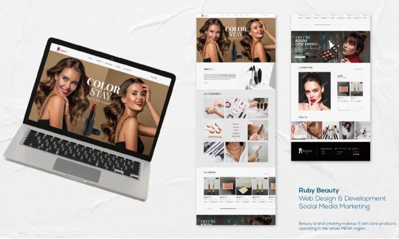 Ruby Beauty - eCommerce Design & Development