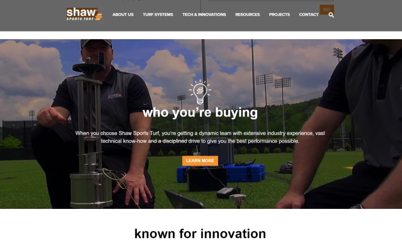 Wakefly - Shaw Sports Turf Web Redesign & CMS Implementation