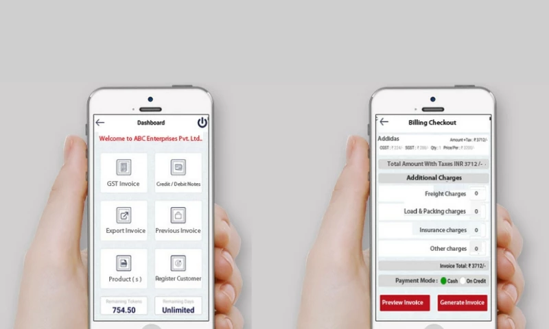 GST Invoice App - Online billing software