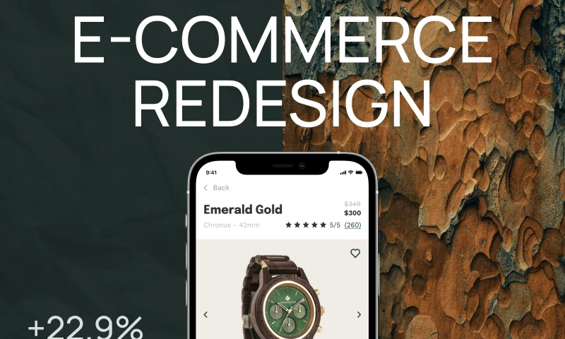 Equal Digital Product Design Agency - WOODWATCH ONLINE STORE