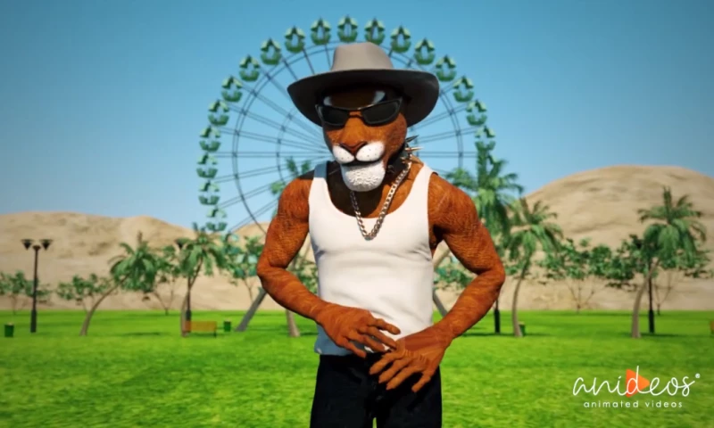 Lion NFT Promotional Video by Anideos