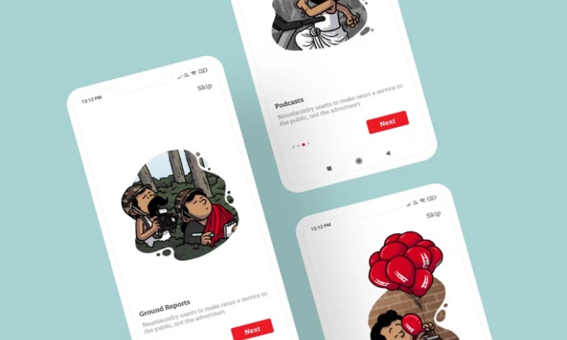 Cartoon Mango - News Laundry Application