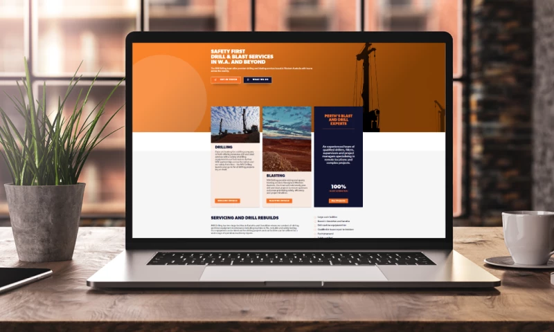 Website revamp for MM Drilling
