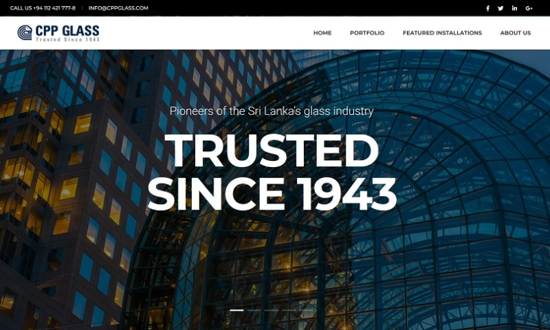 PragICTS - Online Presence for CPP Glass