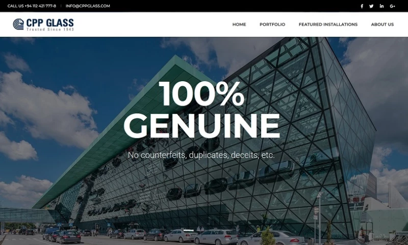 PragICTS - Corporate Branding for CPP Glass