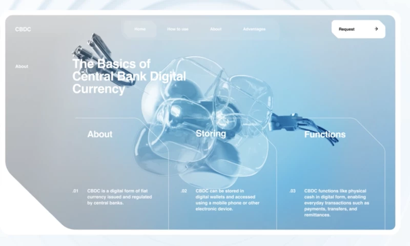 Phenomenon Studio - CBDC - Website for Digital Currency