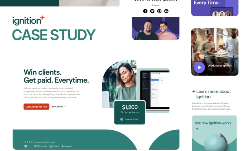 Bettermade Agency - Ignition App Website