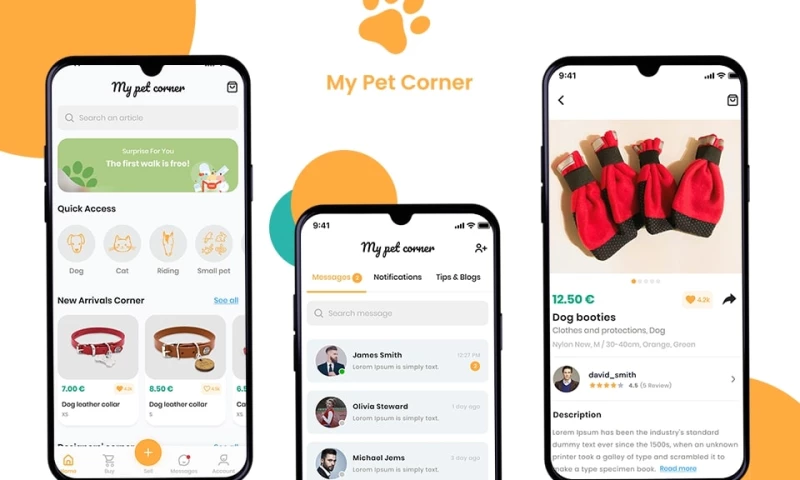My Pet Corner: eCommerce App for Pet Essentials