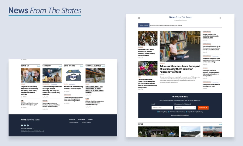 Aggregating News From All Around the States