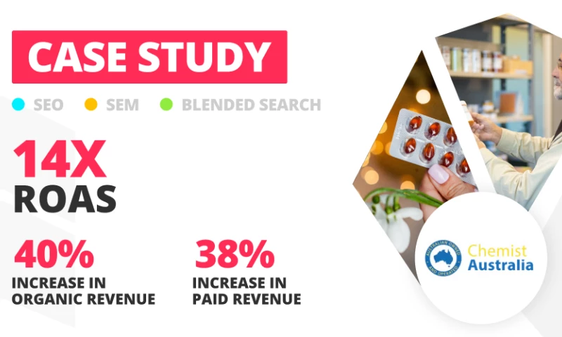 LION Digital - Blended Search Marketing Case Study for Chemist Australia | LION Digital