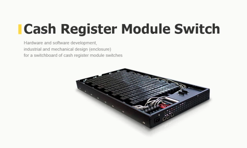 Hardware & software for a cash register switch