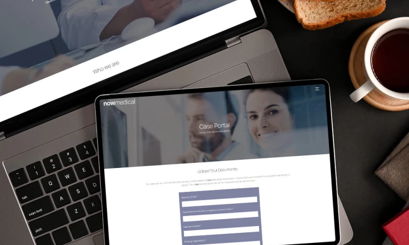 MALO Creative Media - Now Medical - Secure Portal website