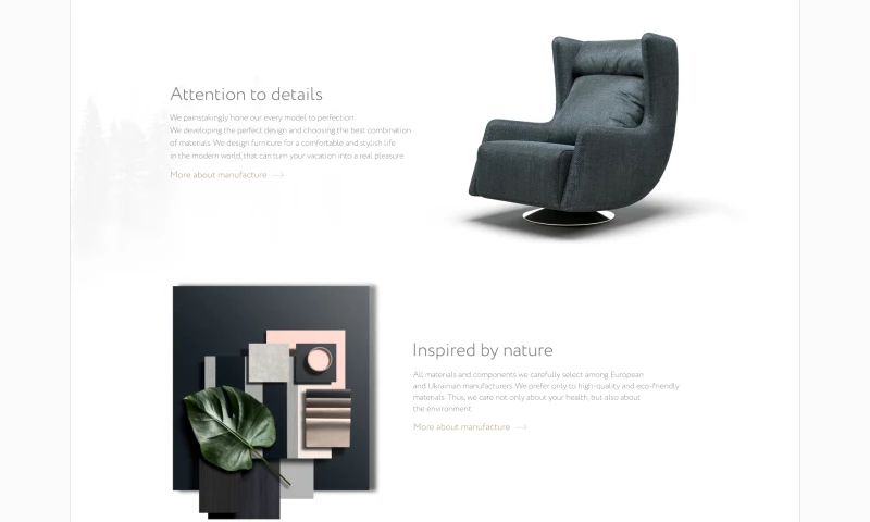 Dudka Agency - Ukrainian premium-class furniture manufacturer with its own design bureau and production