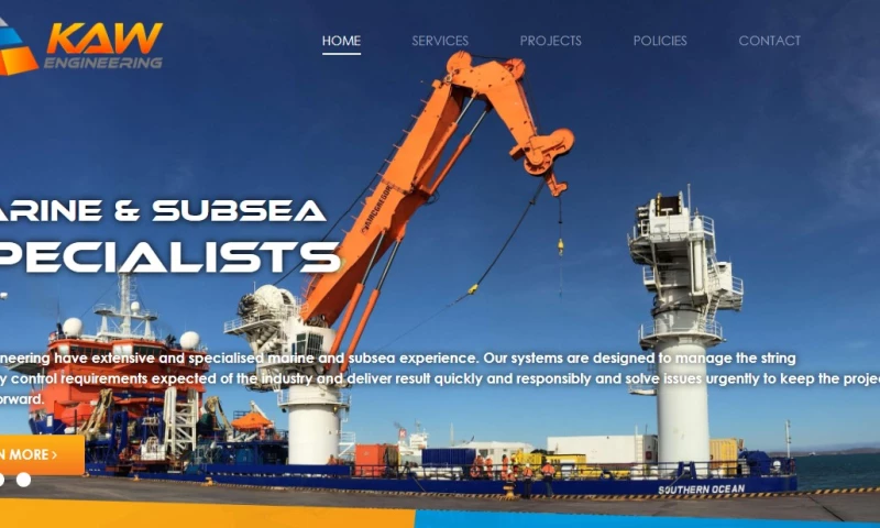 Laravel Website (KAW Engineering)