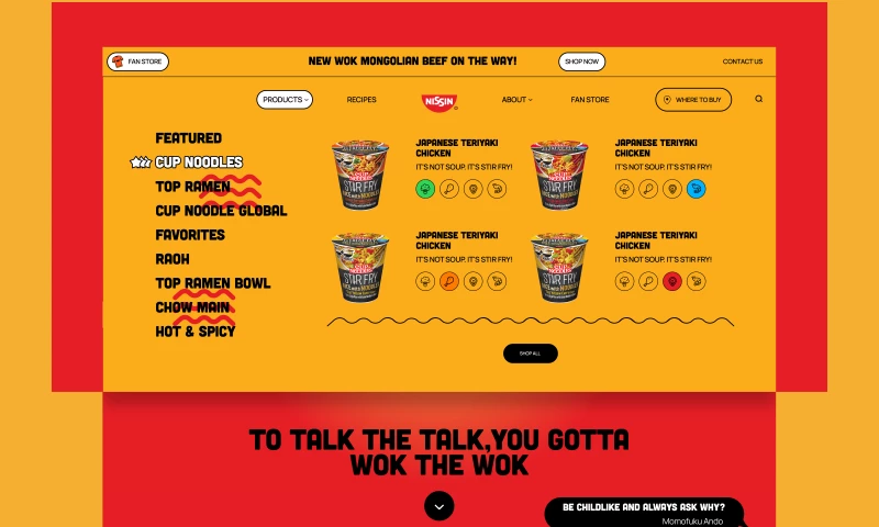 Wanted for Nothing - Nissin Foods