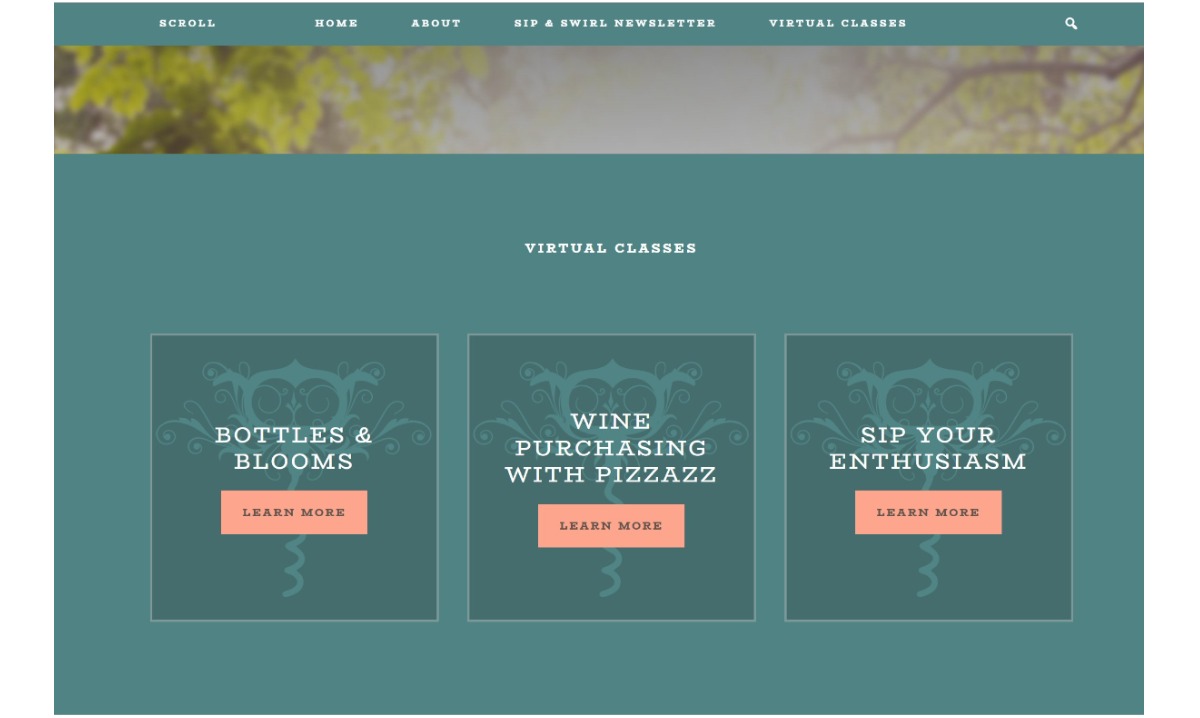 Sip & Swirl site Development