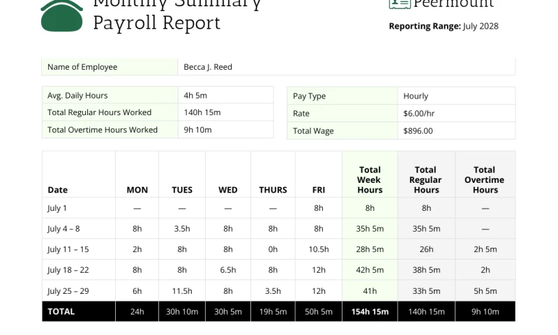 Tech Business Solution - Payroll Processing