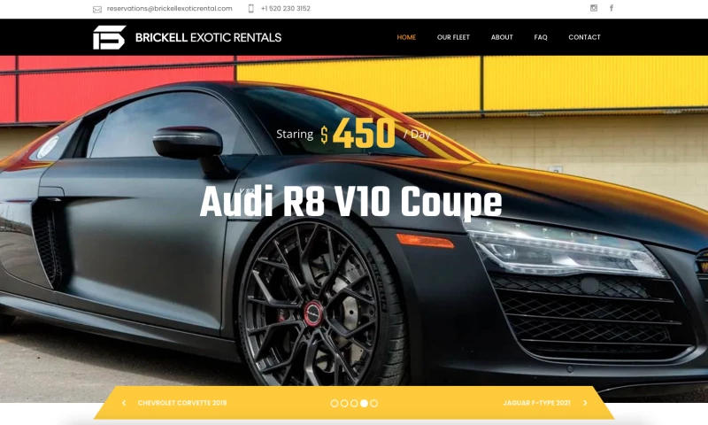 Cainetwork Creative & Web Studio - Brickell Exotic Rental