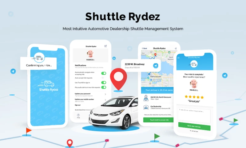 Dedicated Developers - Shuttle Rydez