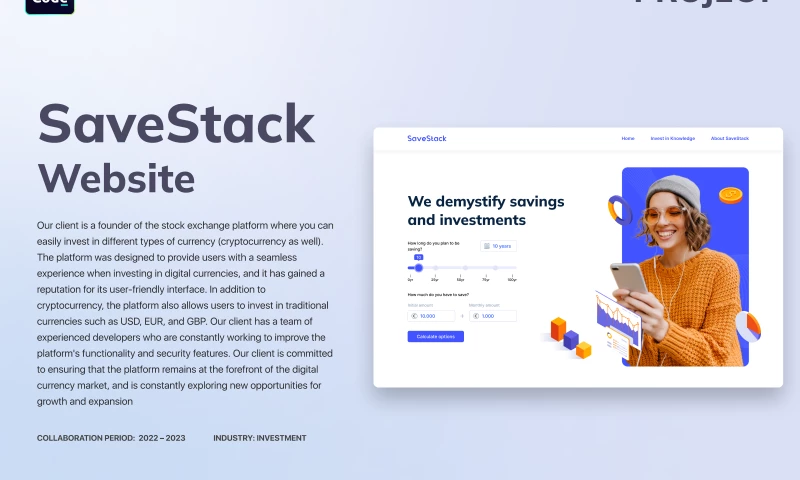 InterCode - The SaveStack exchange investment stock platform