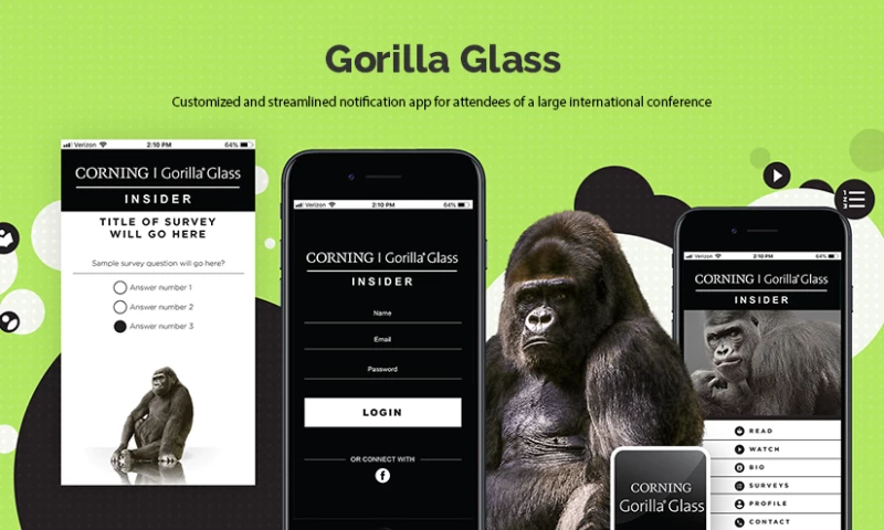 Dedicated Developers - Corning Gorilla Glass