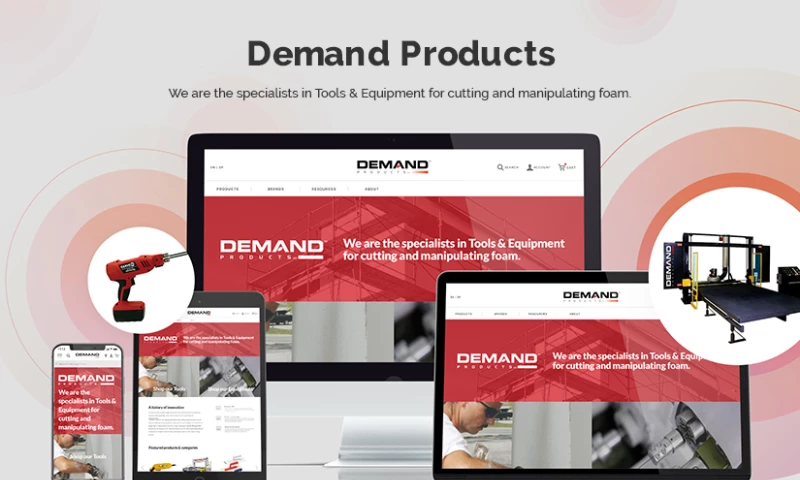 Demand Products - E-commerce Website Redesign