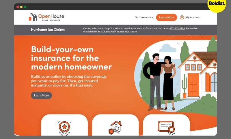 Boldist - OpenHouse Home Insurance