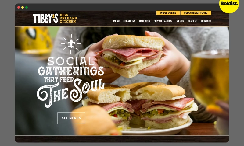 Boldist - Tibby's New Orleans Kitchen