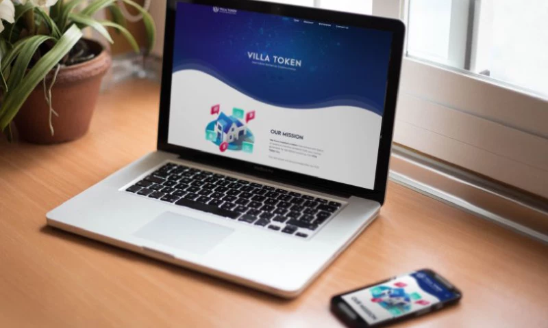 UPQODE - VillaToken Cryptocurrency WordPress WebSite (Design and Development)