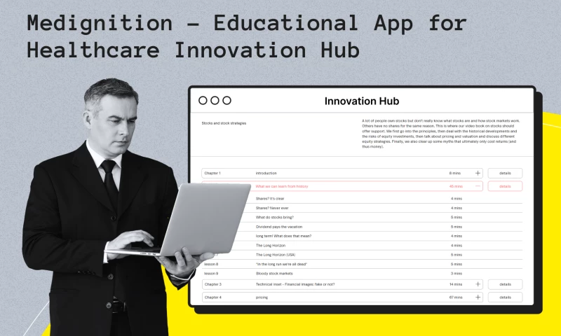 UpsilonIT - Educational App for Healtchare Hub