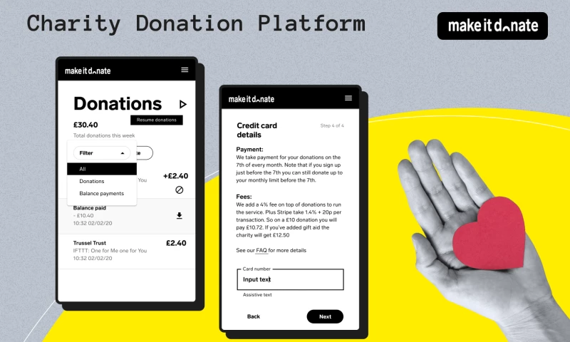 UpsilonIT - Charity donation platform