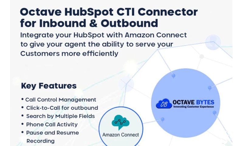 Octavebytes - Amazon Connect setup and Hubspot integration