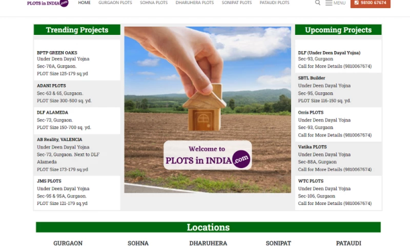 Cyboserver - PLOTS in INDIA