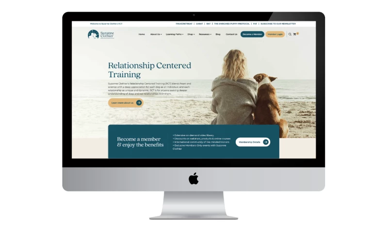 Slant Digital Agency - Suzanne Clothier Ecommerce Development