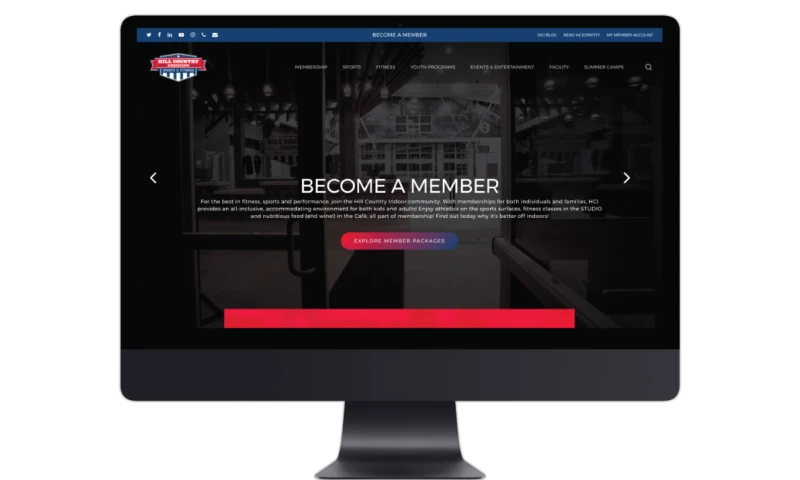 Living Proof Creative - Hill Country Indoor Website