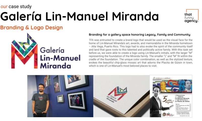 Lin-Manuel Miranda / Miranda Family Fund Logo and Branding Work